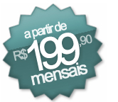 a partir de R$159,90 mensais